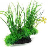 Аквариум аквариум искусственные пластиковые растения зеленой травой украшения